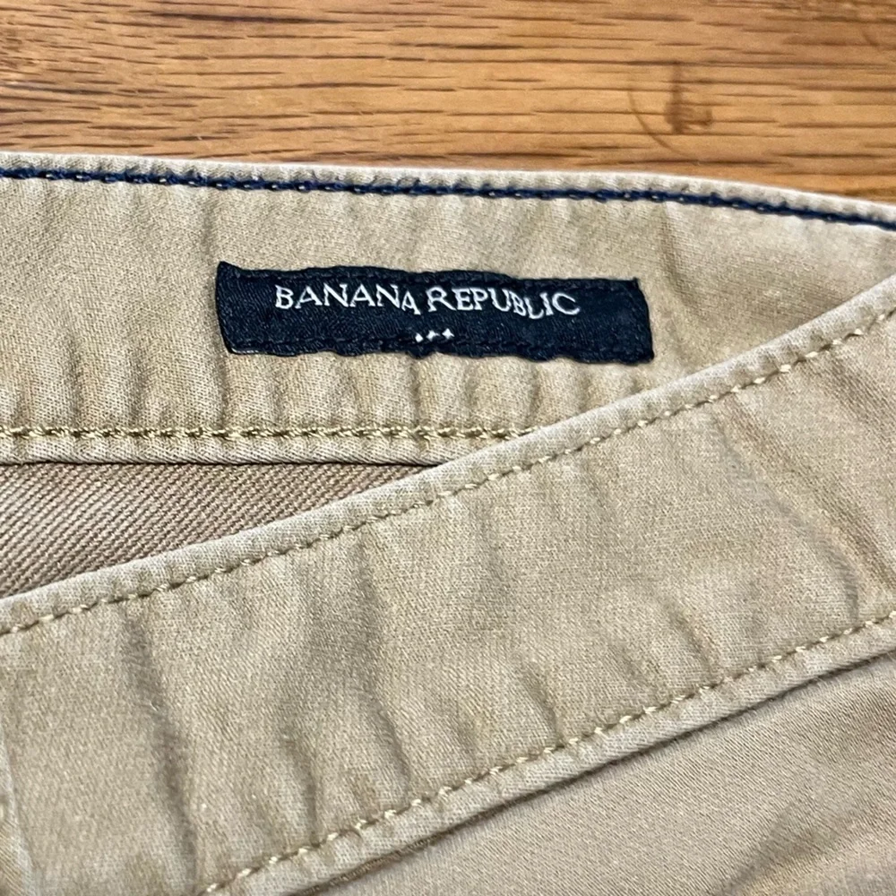 Banana Republic Men's Whiskey Tan Travel Skinny Fit Pants Size 34x30 - Picture 10 of 10